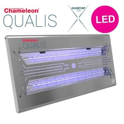 CHAMELEON® QUALIS X LED INOX IP20 DESTRUCTEUR D'INSECTES VOLANTS PESTWEST®
