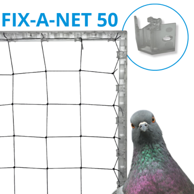 FIX-A-NET TRANSPARENT MAILLE 50 (x160)