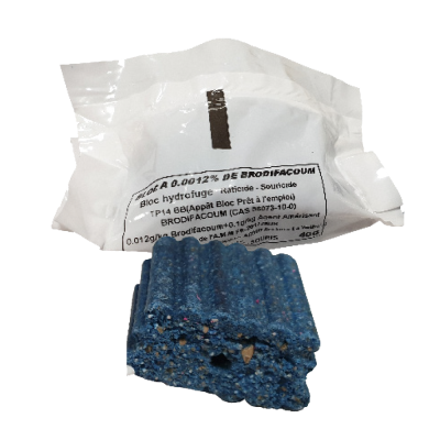 KG BLOCS HYDROFUGES 40G SOUS FILM 10KG + SACHES DE DISTRIBUTION