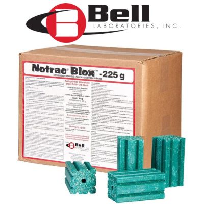 NOTRAC® BLOX BLOCS TROUÉS 225g CARTON DE 9KG 50PPM