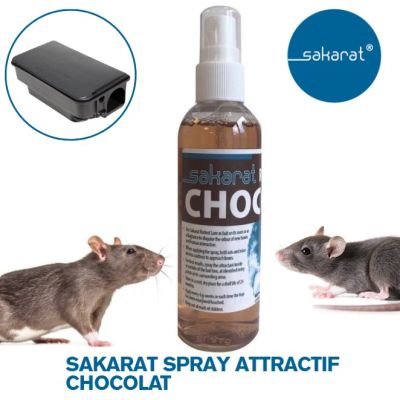 SAKARAT® RODENT LURE SPRAY ATTRACTIF RONGEURS CHOCOLAT (x1)