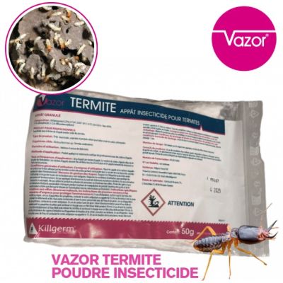 VAZOR® TERMITE POUDRE TERMICIDE SACHETS DE 50G (x10)